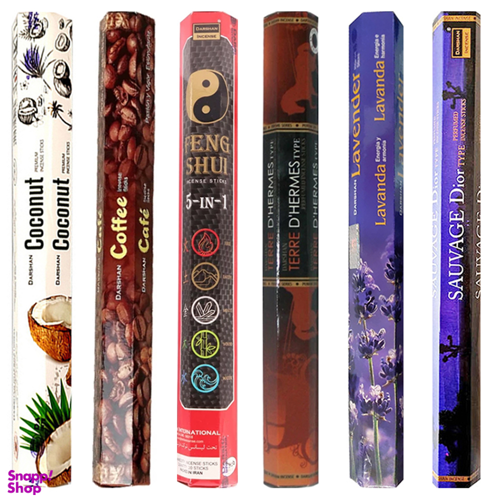 عود دارشان مدل ترکیبی کد Mix657 مجموعه 6 عددی