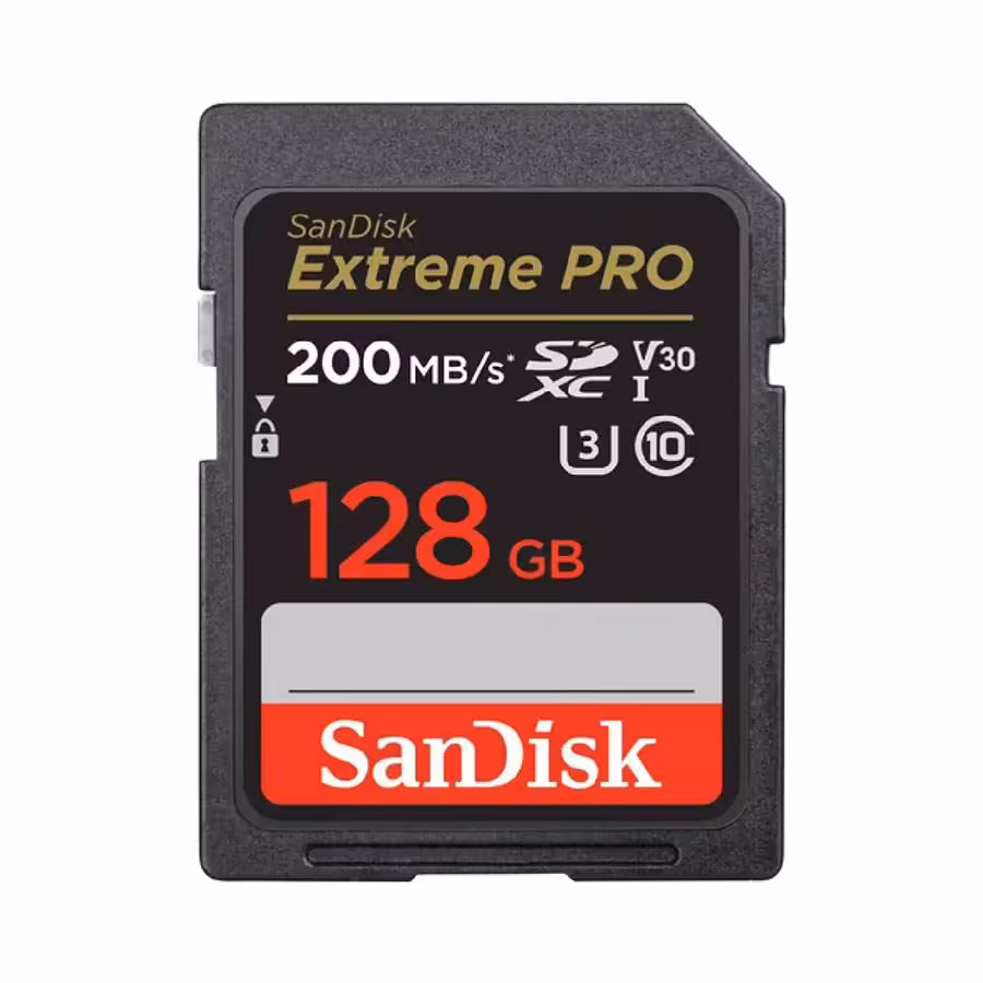 کارت حافظه سن دیسک SanDisk 128GB Extreme PRO 200MB/s