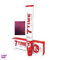 رنگ مو سون تایم (7Time) شماره V5 رنگ قهوه ای شرابی روشن حجم 100 میلی‌لیتر