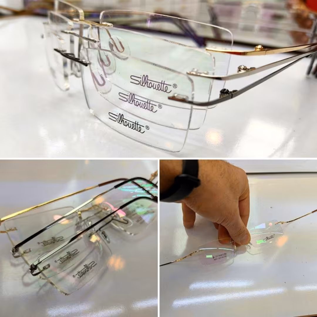 عینک طبی بی فریم