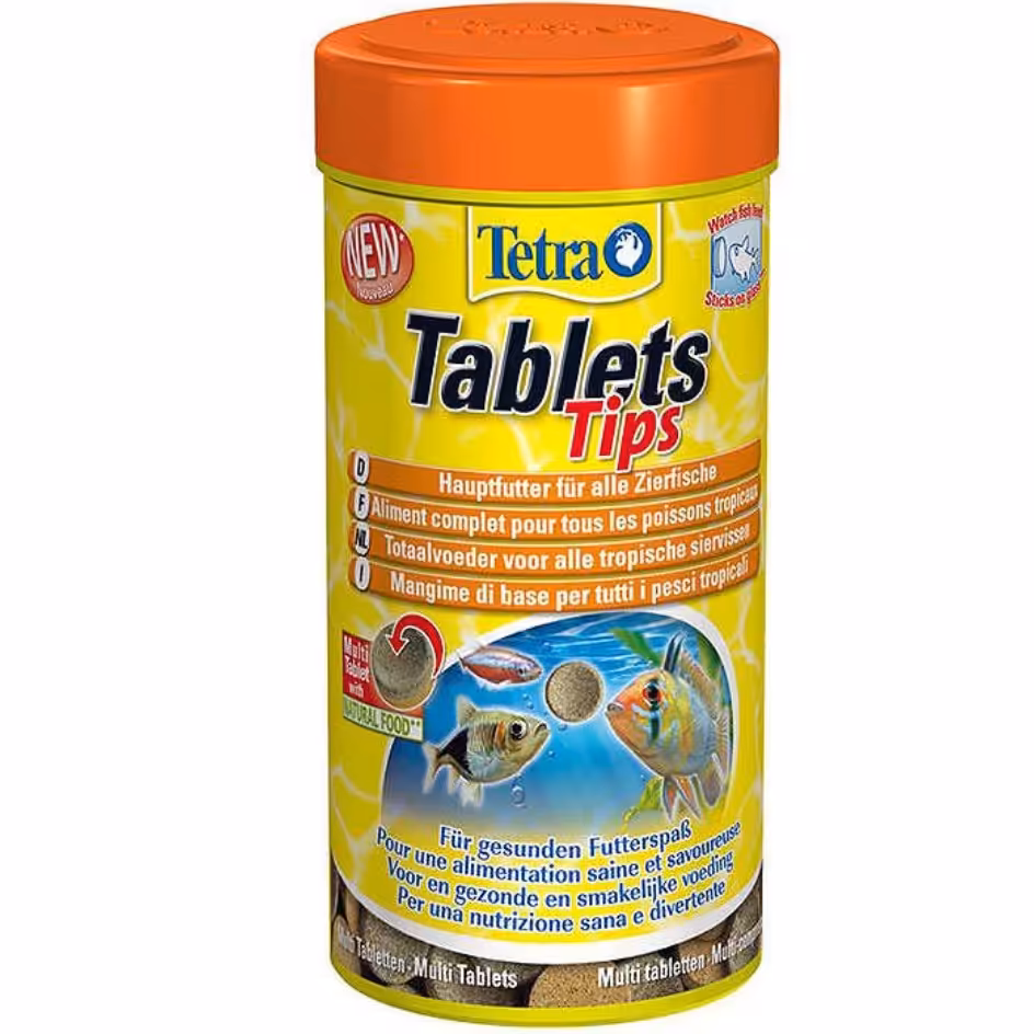 غذای ماهی زینتی برند تترا مدل tetra tips 300 تایی