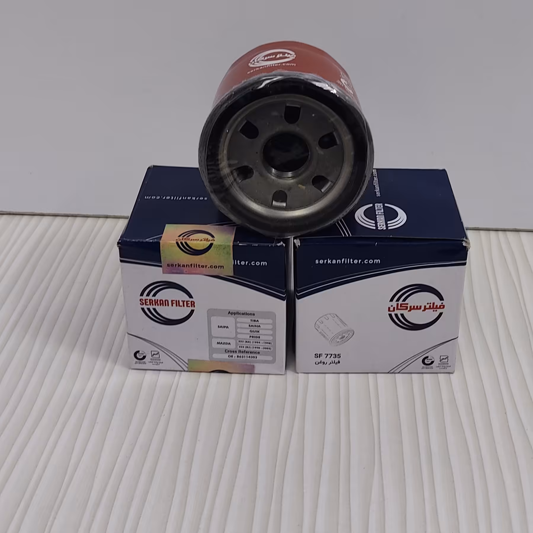 فیلتر روغن پراید تیبا ساینا کوییک مزدا 323 برند سرکان