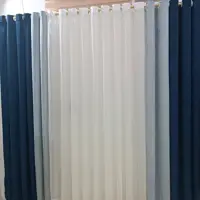 پرده پانچ کامل دوخته شده شامل حریر و مخمل شانل