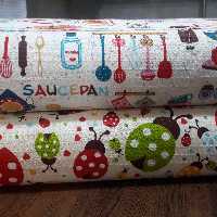 پارچه زنبوری آشپزخانه پنبه ای عرض 150 سانتی متر  شرکت نگین