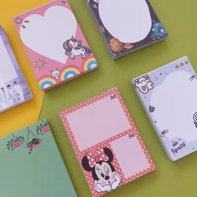 برگ یادداشت فانتزی در طرح های مختلف