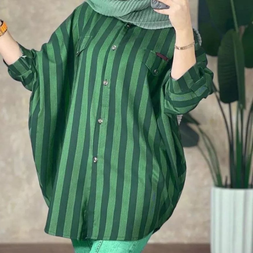 پانچ راه راه جنس لنین رنگبندی طرح 1،2،3،4،5،6،7،8،9،10،11سایز فری 36 تا 48 قد 85