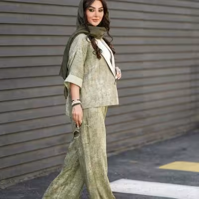 ست دو تکه کت و شلوار اسپرت شیک