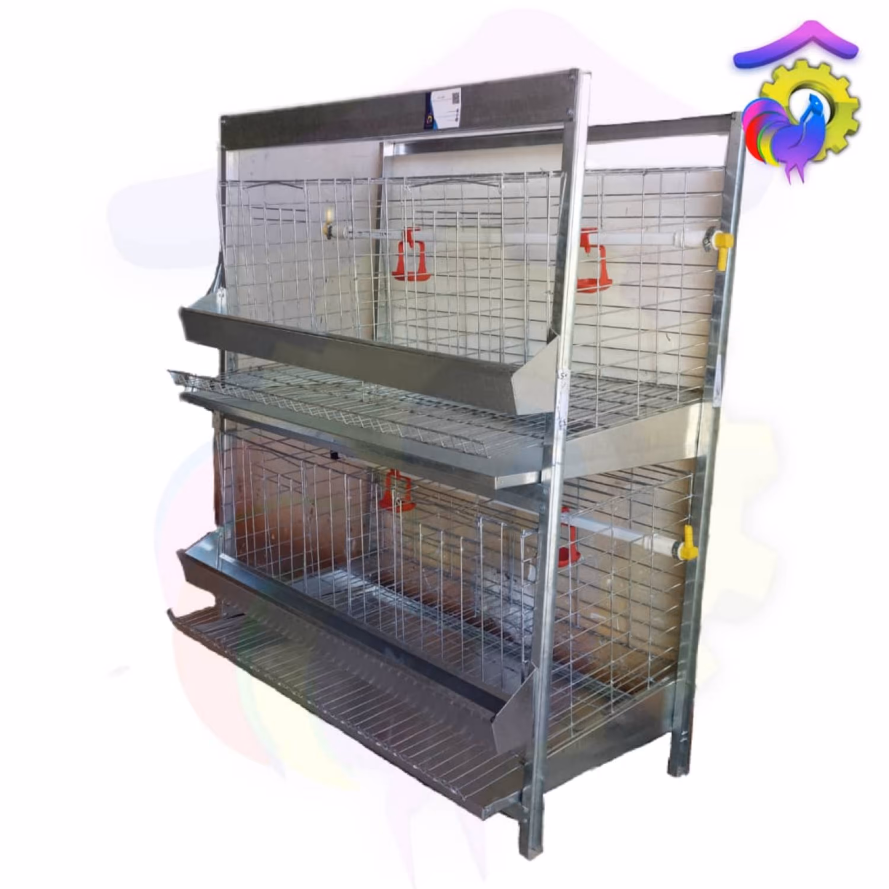 قفس دوطبقه مرغ  تخم گذار،پس کرایه