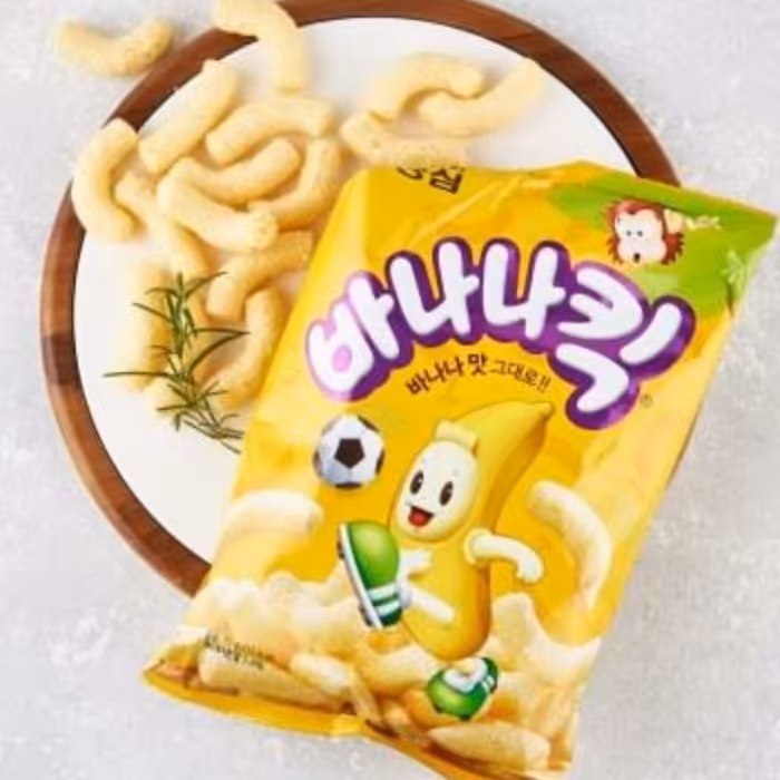 اسنک موز وارداتی کره ای