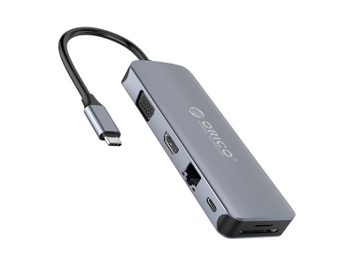 هاب آداپتور تایپ سی چند منظوره اوریکو ORICO Type-C(MC-U111P)11 in 1 multifunction docking station