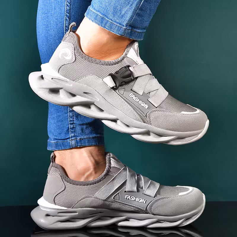 کفش مردانه fashion طوسی