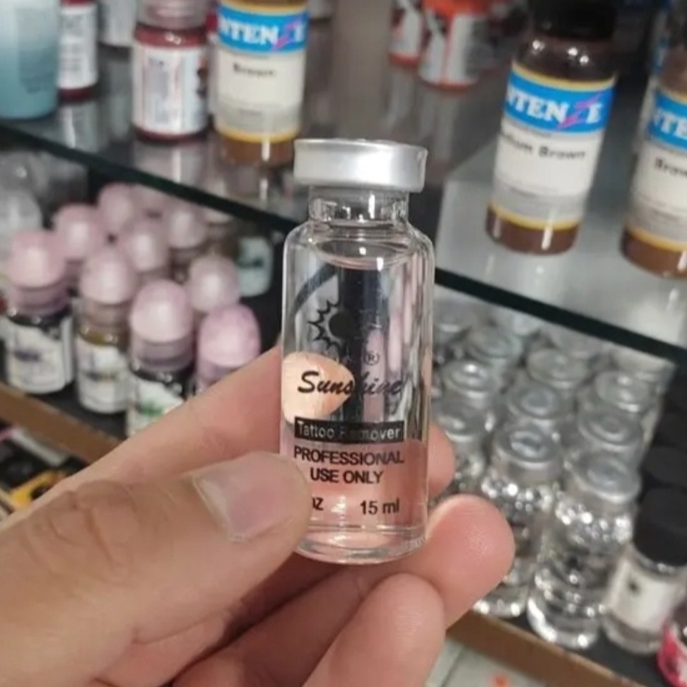 محلول ریموور تاتو سان شاین Sunshine Tatto Remover حجم 15 میل