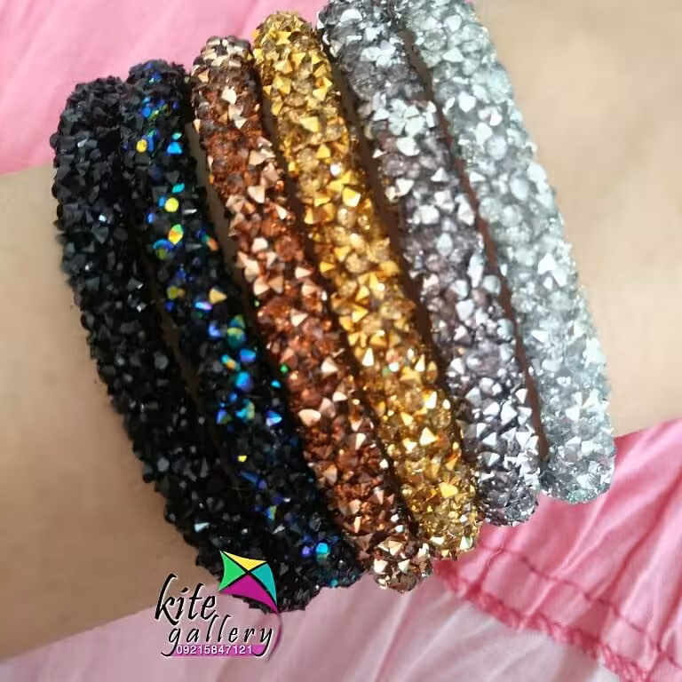 دستبند سواروسکی نگیندار کد bs095تک عددی