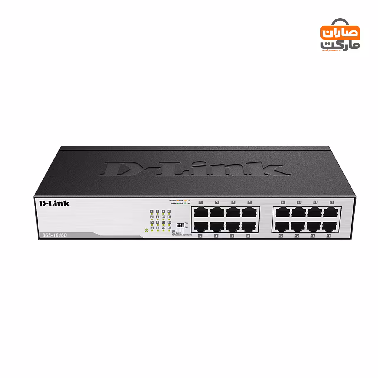 سوییچ 16 پورت گیگابیتی، غیر مدیریتی و دسکتاپ دی-لینک مدل DGS-1016D