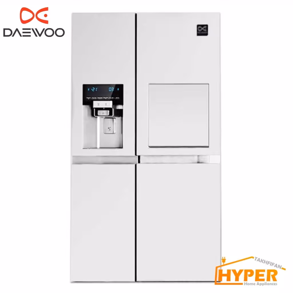 یخچال فریزر ساید بای ساید دوو D2S-0033MW سفید متالیک