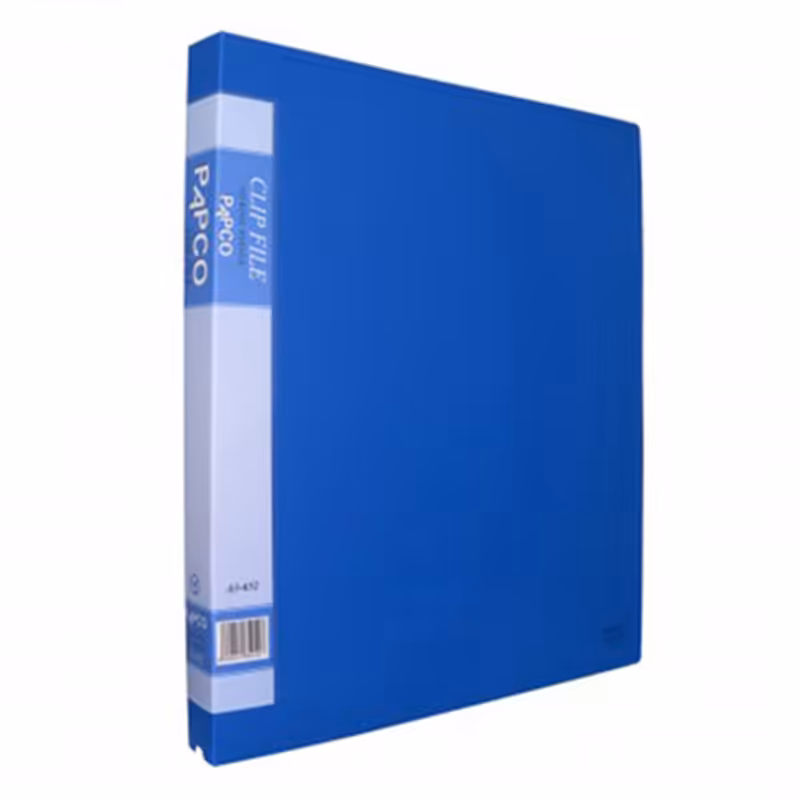 خرید کلاسور پاپکو 4 حلقه پلاستیکی مات سایز A3 مدل 652-A3