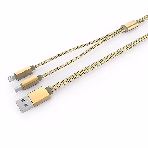 کابل شارژ لایتنینگ و میکرو آهنربایی LDNIO LC86 1.1m