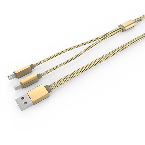 کابل شارژ لایتنینگ و میکرو آهنربایی LDNIO LC86 1.1m