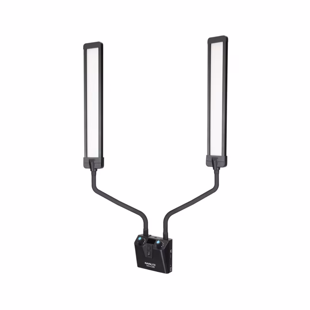 نور دوتایی نان لایت Nanlite Mira 26B Dual Flex Arm Beauty Light