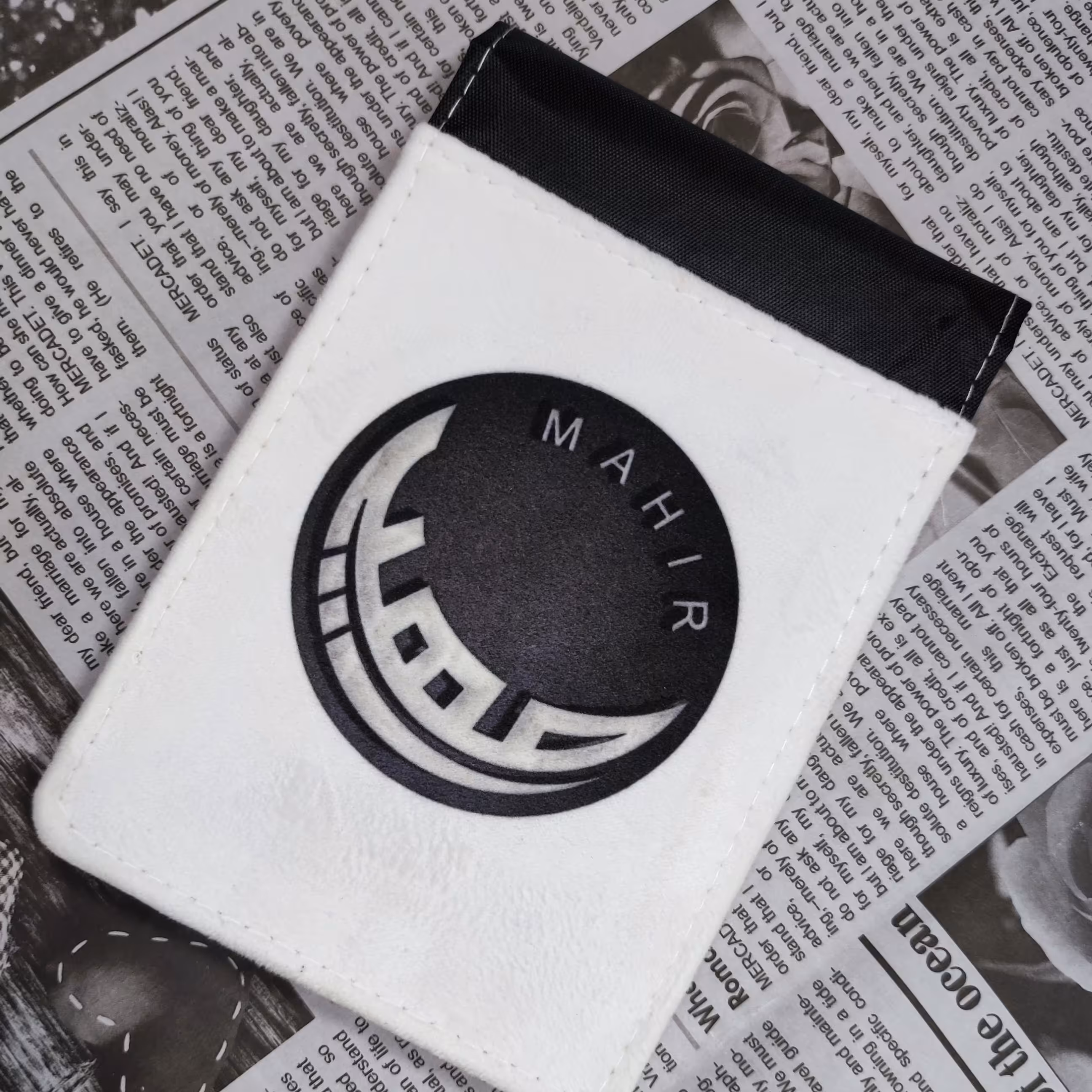 دفترچه دو طرف مخمل با طرح و لوگو و نام تجاری شما 