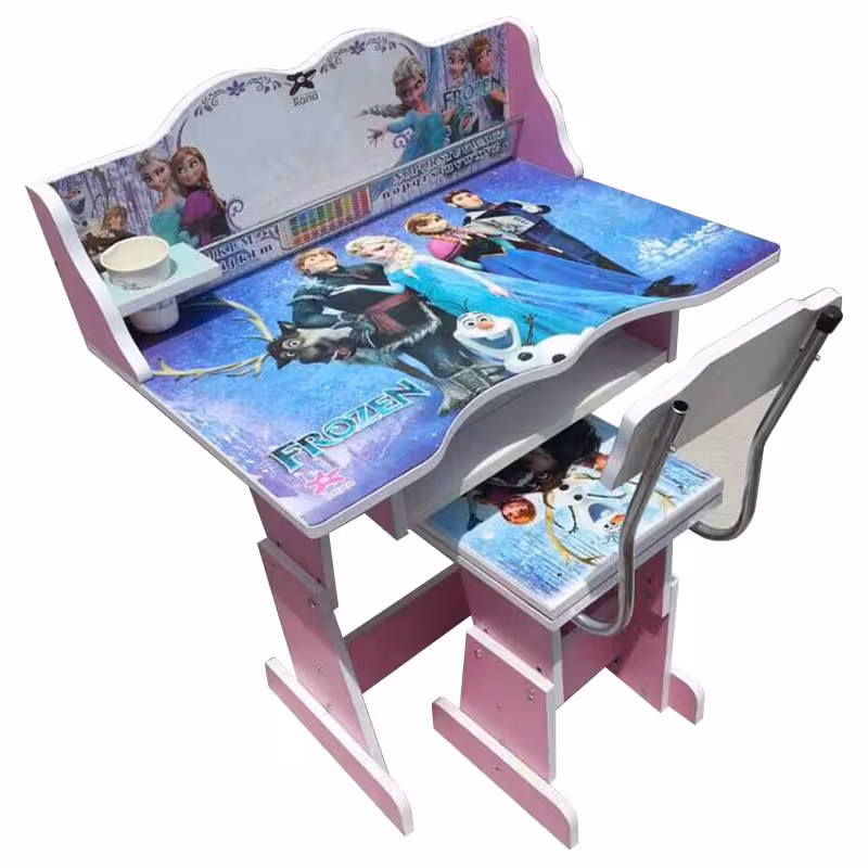 خرید میز و صندلی تحریر کودک طرح فروزن مدل MDF