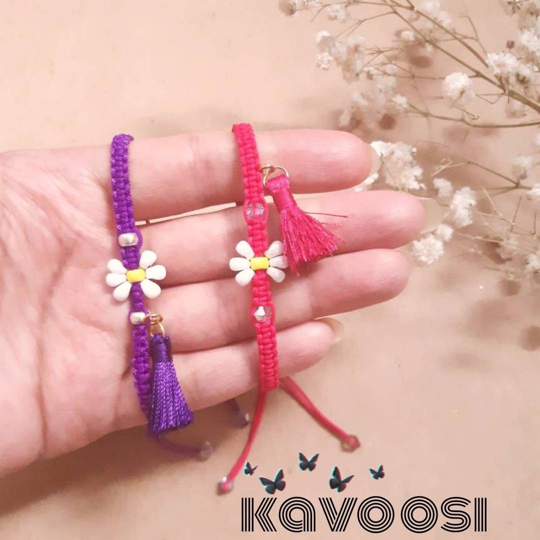 دستبند بابونه  ،  خیلی زیباست و تکه توی دست