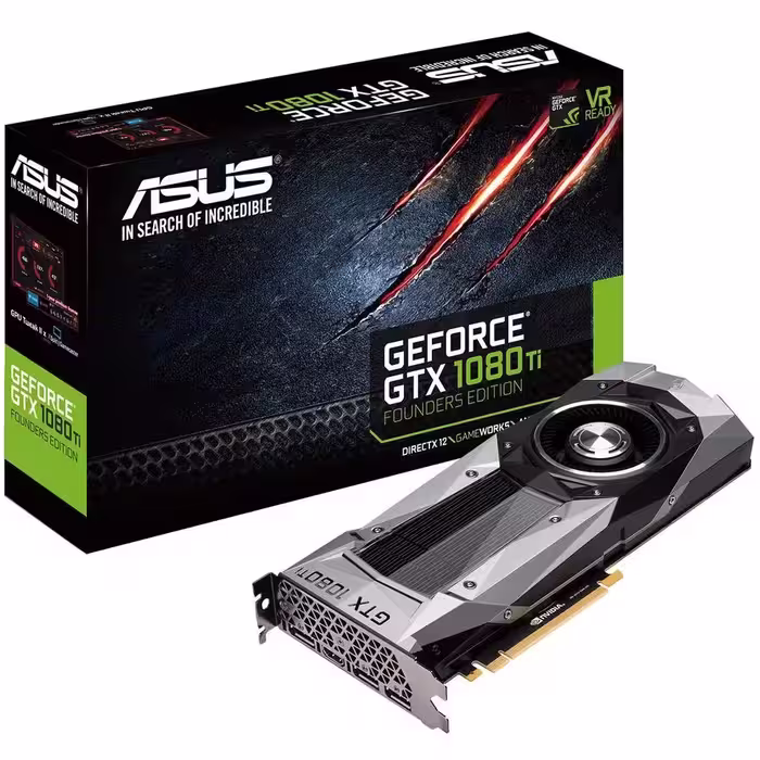 کارت گرافیک ایسوس مدل GTX1080TI-FE فاندر ادیشن با ظرفیت 11 گیگابایت