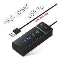 هاب چهار پورت USB3.0 با کابل 1.2 متری