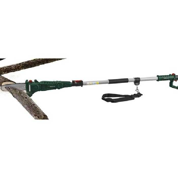 اره زنجیری شارژی هرس 20ولت پارکساید.با سرعت گردش زنجیر 2500 دور در دقیقه
. هرس آسان درختان تا ارتفاع 4 متری

