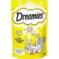 تشویقی گربه Dreamies با طعم پنیر(60گرم) | سیمبا پت استور