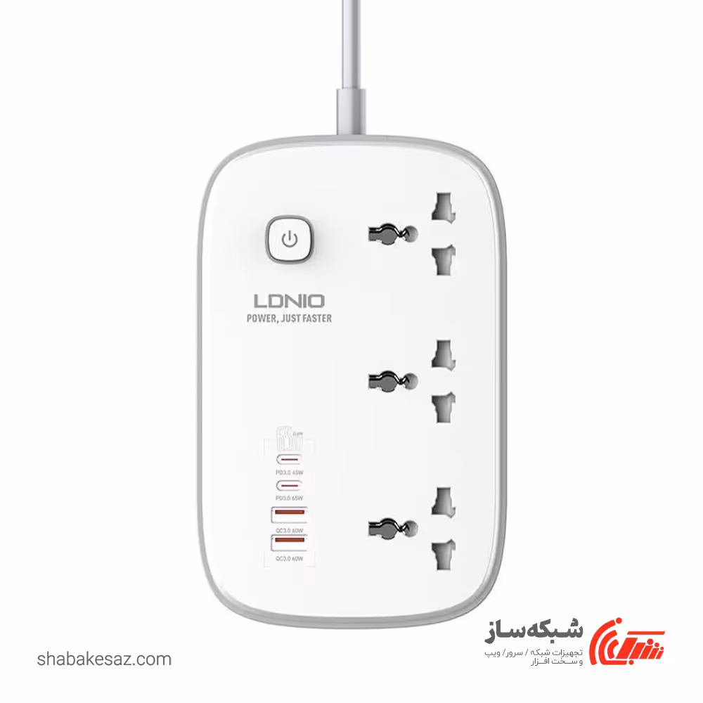 قیمت و خرید سه راهی برق الدینیو LDNIO SC3416 - شبکه ساز