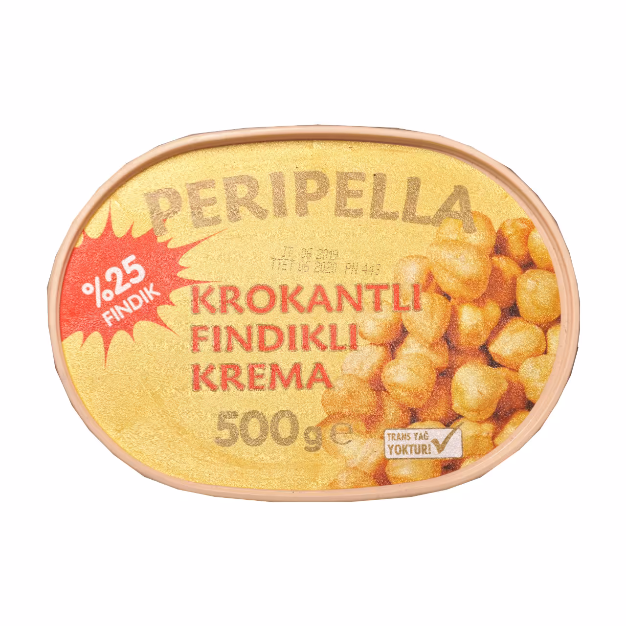 کره ( کرم ) فندق 500 گرم پریپلا - peripella