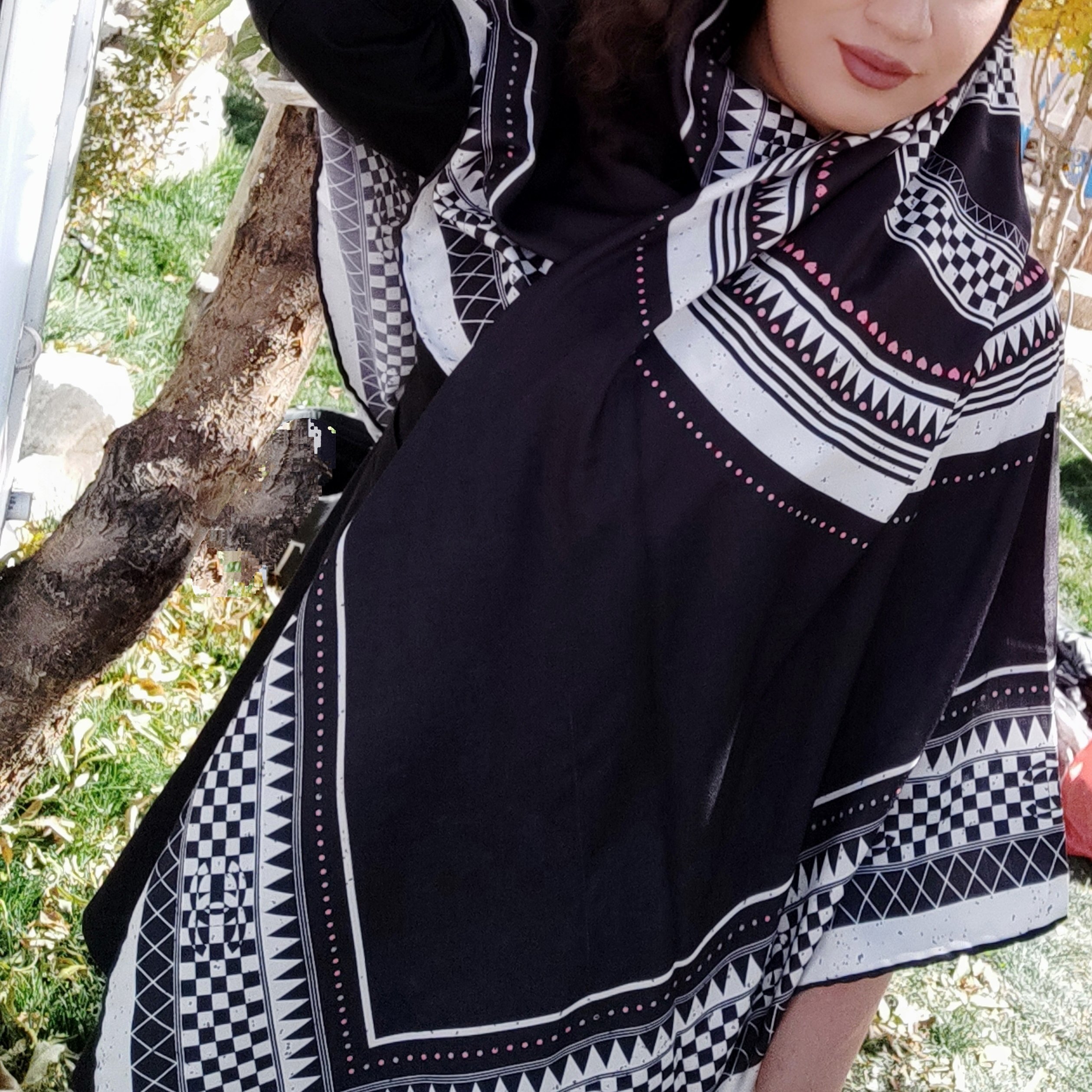 روسری نخ پنبه پاییزه