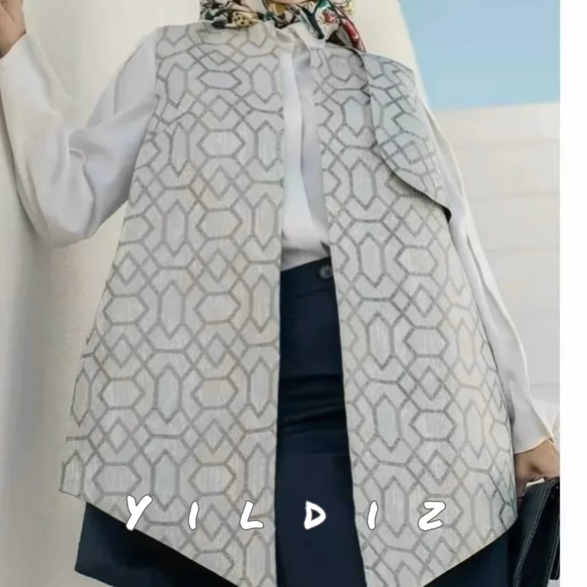 ژاکارد سفارش کره طرح کندو  یکار خاص شیک همه جا موش هم بیرون هم مجلس یکار با کیفت بی نظیر نمایه 2