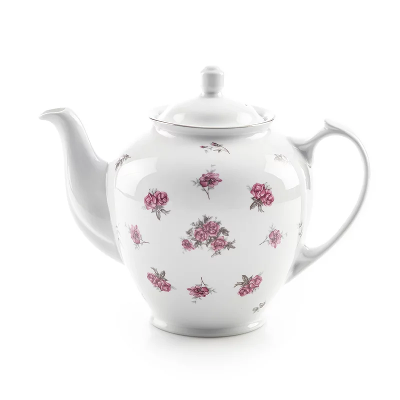 قوری هیئتی چینی زرین طرح آران مینیاتوری (سایز 16)