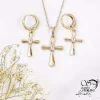 نیمست ژوپینگ صلیب طرح طلا کد 17608