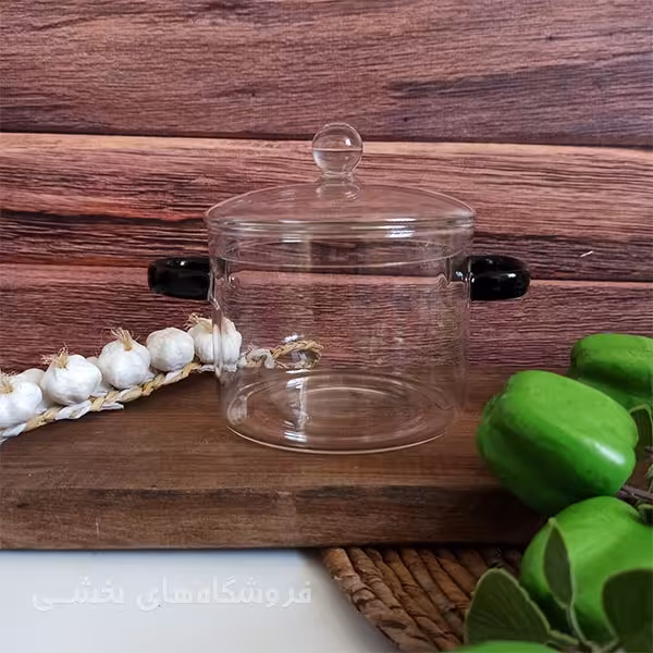 قابلمه پیرکس مدل دسته رنگی