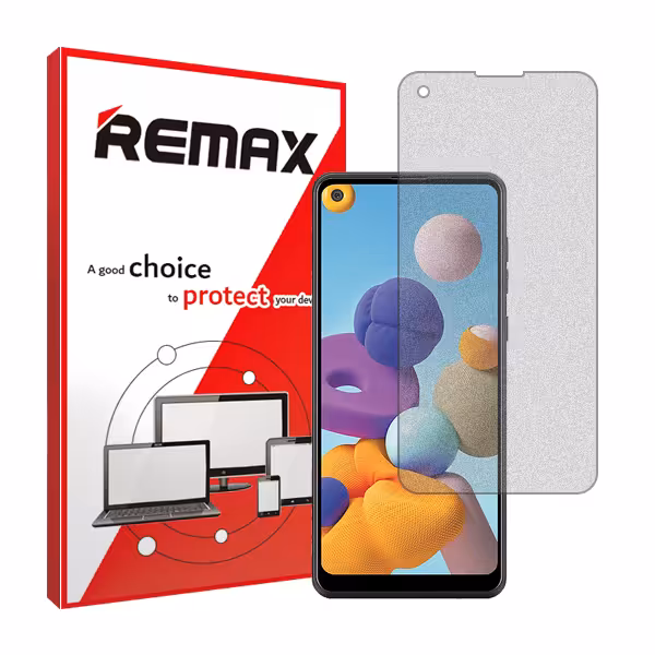 گلس سامسونگ Galaxy A21 مدل مات برند ریمکس کد S