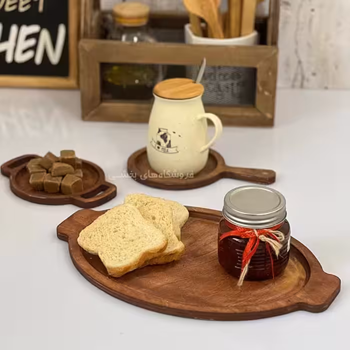ست صبحانه خوری چوبی 3 عددی