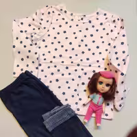 بلوز و شلوار نخی،برند little me، کیفیت عالی، تضمینی، شلوار پاکتی 