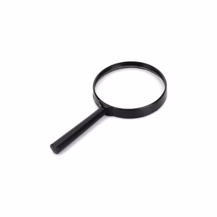 ذره بین دسته دار دانش آموزی قطر 40 میلی متر