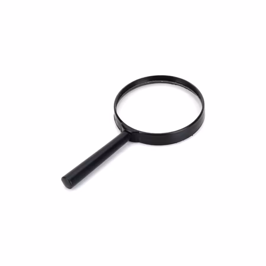 ذره بین دسته دار دانش آموزی قطر 40 میلی متر