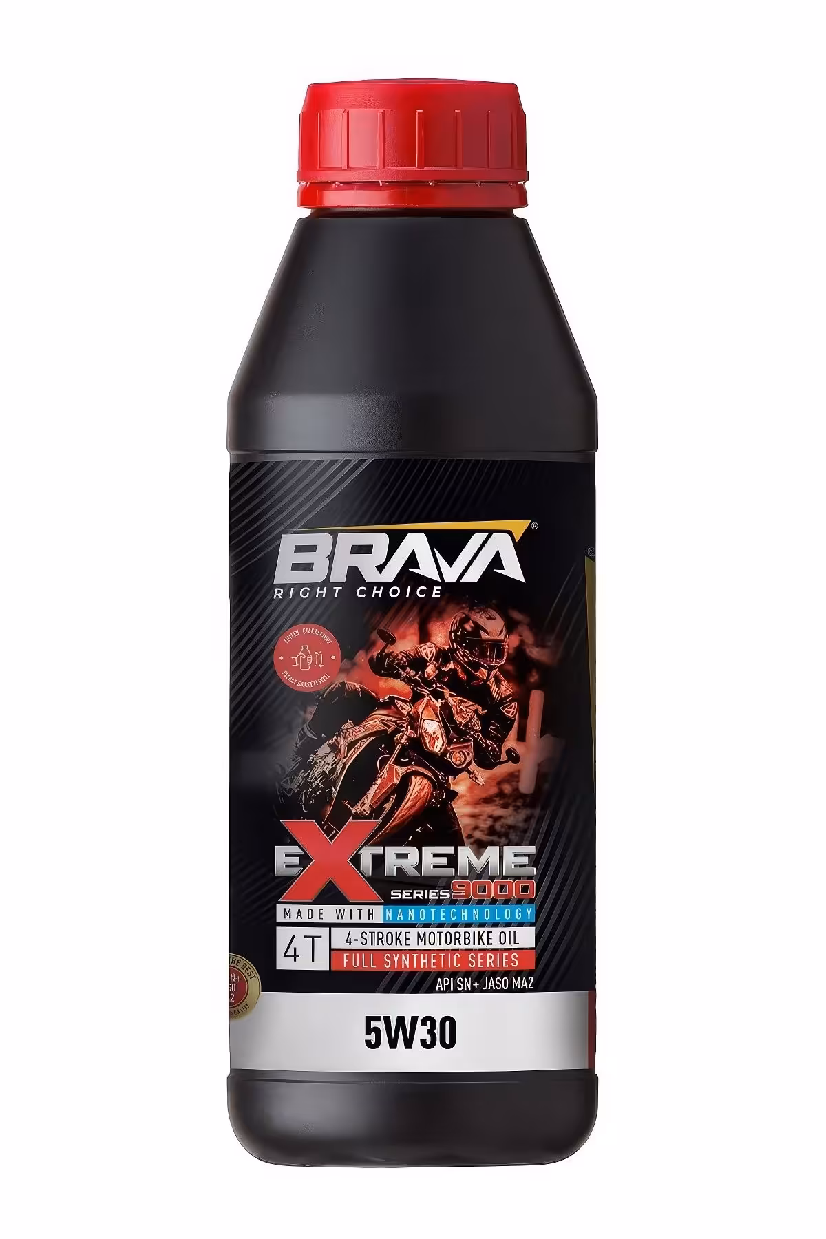 روغن و مکمل موتور EXTREME 9000 4T 5W30 500 میل Brava
