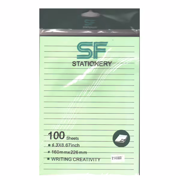 استیک نوت  پاستلی خط دار SF A5
