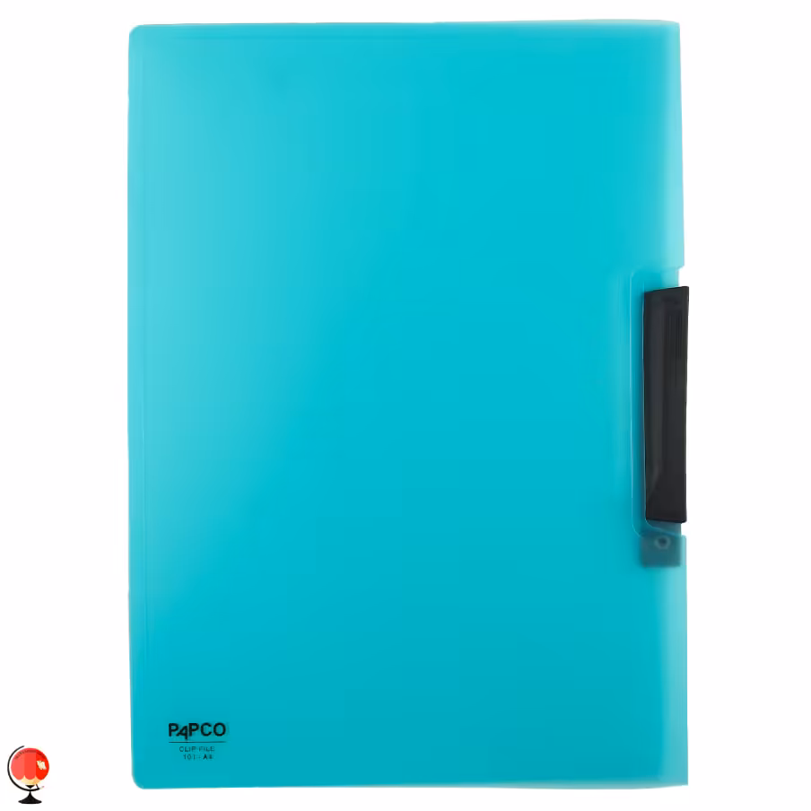 پوشه پاپکو مدل کلیپ فایل 101 فیروزه ای