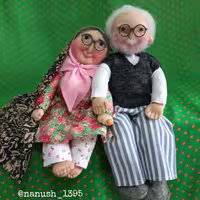 عروسک بی بی  رضوانه40 سانتی  رضوانه کد2