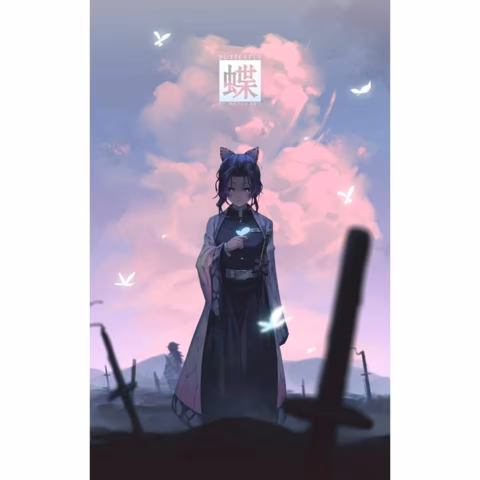 پوستر گلاسه طرح شینوبو