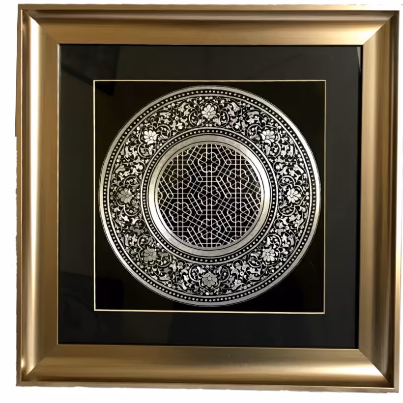 تابلو خراش فلز گره چینی 