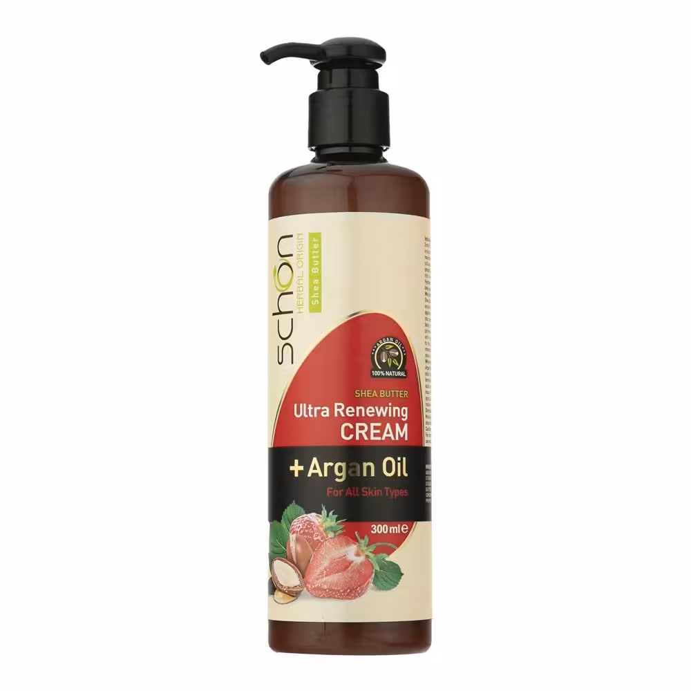 کرم مرطوب کننده پمپی توت فرنگی شون

ULTRA RENEWING CREAM  ARGAN OIL 300ML SCHON