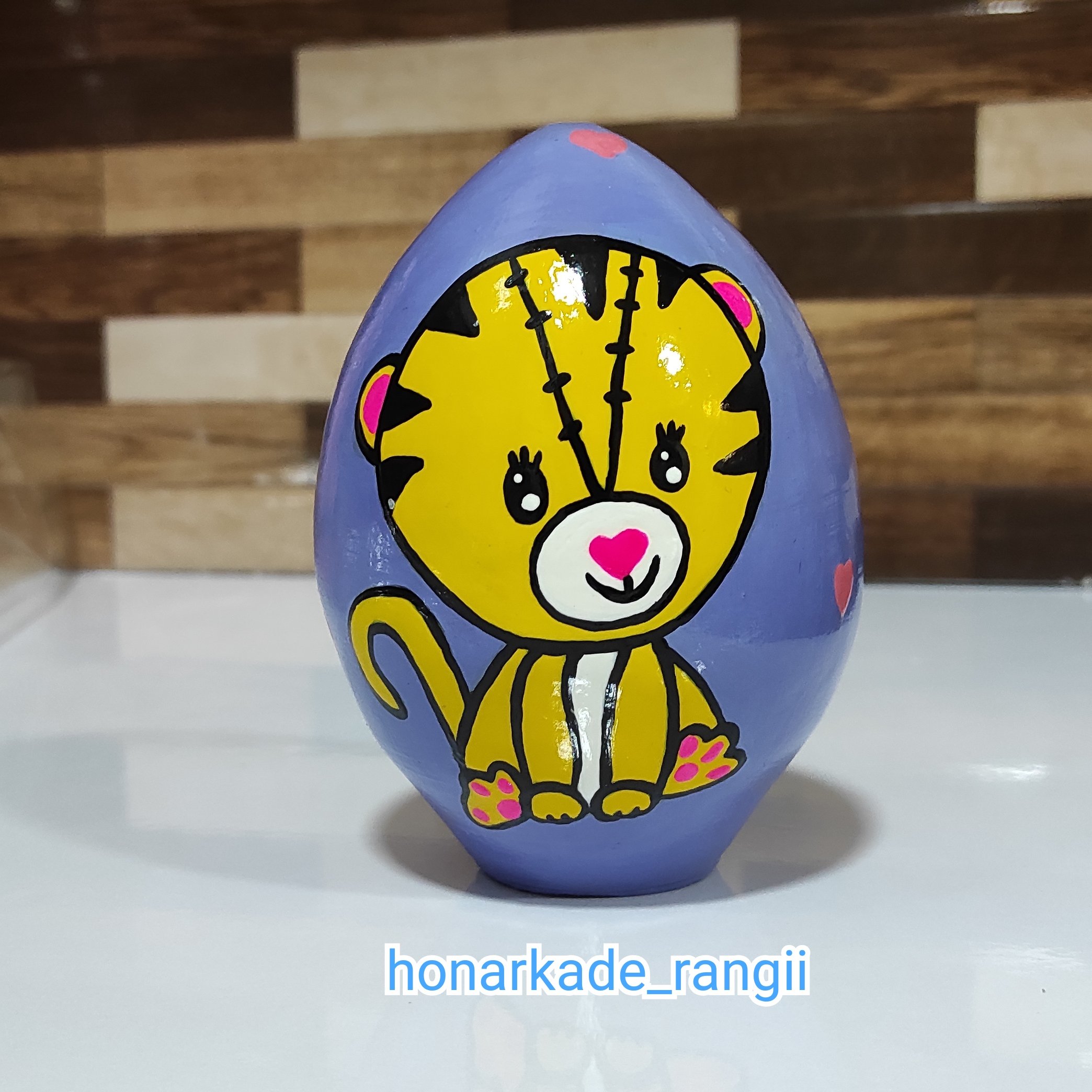 تخم مرغ رنگی طرح ببر سال1401